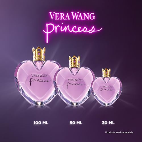 Vera Wang Princess Eau De Toilette perfume for women, 3.4 oz, citrus-forward fragrance with vanilla notes