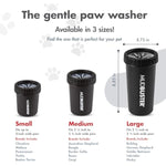 Dexas MudBuster Portable Dog Paw Washer in Large, Matte Black, Special Edition for Easy Cleaning