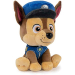 gund official paw patrol chase plush toy, 6, signature police officer uniform, ages 1 and up, 6 inches, may vary