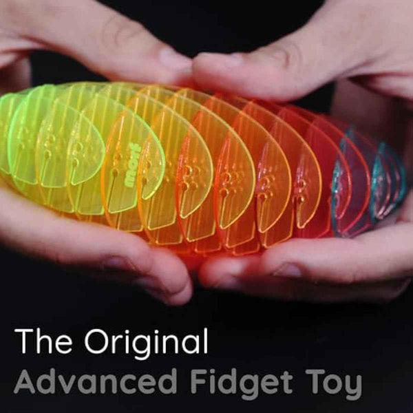 morf fidget worm toy, flexible 3d sensory slug figgy toy for kids, teens, and adults