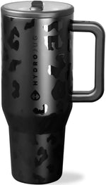 40 oz Insulated Stainless Steel Water Bottle with Handle and Flip Straw