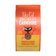 Tiki Cat Born Carnivore high protein dry cat food, 3 lb bag, grain-free baked kibble