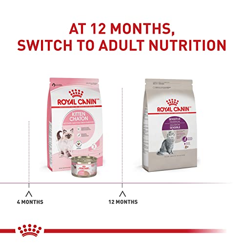 Royal Canin sensitive digestion cat food for adult cats, 7 lb bag, high protein dry formula