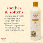 Burt’s Bees for Pets Itch Shampoo with Manuka Honey and Chamomile for Dogs, Itch Relief for Dogs - Naturally Derived Ingredients, 16 Fl Oz