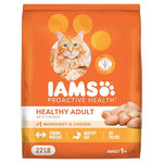 iams proactive health adult healthy dry cat food with chicken, 22 lb bag, veterinarian recommended