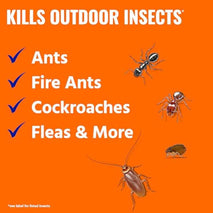 TERRO Ant Killer Plus Multi-Purpose Insect Control for Outdoors - Kills Fire Ants, Fleas, Cockroaches, and Other Crawling Insects - 3lb Shaker Bag - T901-6