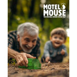Motel Mouse Humane Mouse Traps No Kill Live Catch and Release 4 Pack - Reusable, Easy to Use & Clean, No Touch Release, Sensitive Includes Cleaning Brush, Instruction Manual & Video - Mousetrap Indoor