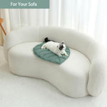 30 x 20 inch cotton leaf cat bed pad, warming mat for feral and indoor cats