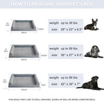 BFPETHOME orthopedic dog bed for medium large dogs, waterproof couch pet bed with removable cover