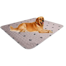 sinco pet washable dog pee pads with puppy grooming gloves, large waterproof pet pads for dog bed mat