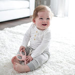 Dr. Brown's soft 100% silicone, BPA free, teething toy for 3m+ babies, pink bunny design