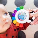 Baby Einstein Outstanding Opus octopus sensory teether rattle multi-use toy, BPA free, chillable, 3 months up, multicolored