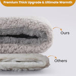 Self Warming Cat Bed, 22x16 inch reversible self-heating mat for cats and dogs, washable and non-slip