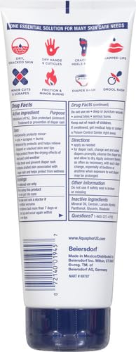 Aquaphor Healing Ointment, Advanced Therapy Skin Protectant, Moisturizer for Dry Cracked Skin, 7 Oz Tube