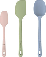 5 Pieces Silicone Spatula Set - Food Grade Rubber Spatula with Ergonomic Grip