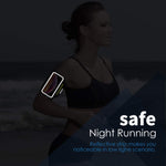 Running Armband for iPhone and Galaxy Phones with Earphone Bag and Zipper Slot