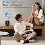 RCTech 3Pack 6FT Lightning cable MFi certified iPhone fast charger