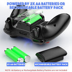 Gamrombo Xbox 360 2 Pack Wireless Controller Replacement for 360 & Slim with Windows PC Compatibility