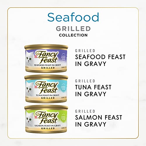 fancy feast grilled wet cat food seafood collection 24 pack 3 oz cans