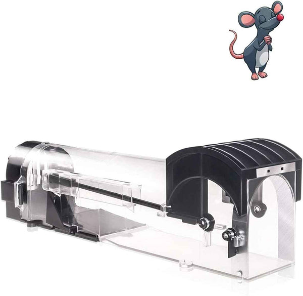 Humane Mouse Traps, 12 inches Enlarged No Kill Rat Live Traps for Chipmunks, Reusable Catch and Release Mice, Pet and Children Friendly Mouse Trap That Work