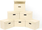 StoreOne Fabric Storage Cube Bins for Home and Bedroom Organization