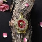 swiss arabian layali rouge 0.5 oz luxury perfume oil fragrance with mango rose and coconut notes