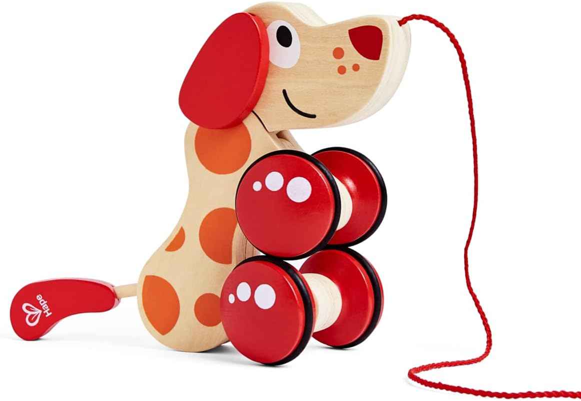 Hape Walk-A-Long Puppy Wooden Pull Toy
