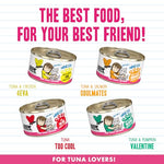 weruva batch o besties variety pack minced natural wet cat food 3oz can 12-pack