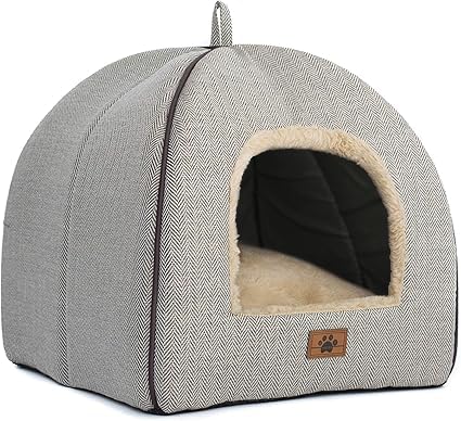 WindRacing cat bed for indoor cats with removable cushion and washable pillow, small and medium pet bed furniture