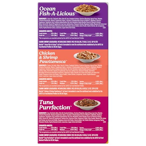 rachael ray grain free ocean lover's variety pack wet cat food 12 count 2.8 oz cups