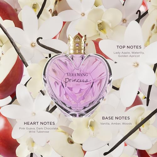 Vera Wang Princess Eau De Toilette perfume for women, 3.4 oz, citrus-forward fragrance with vanilla notes