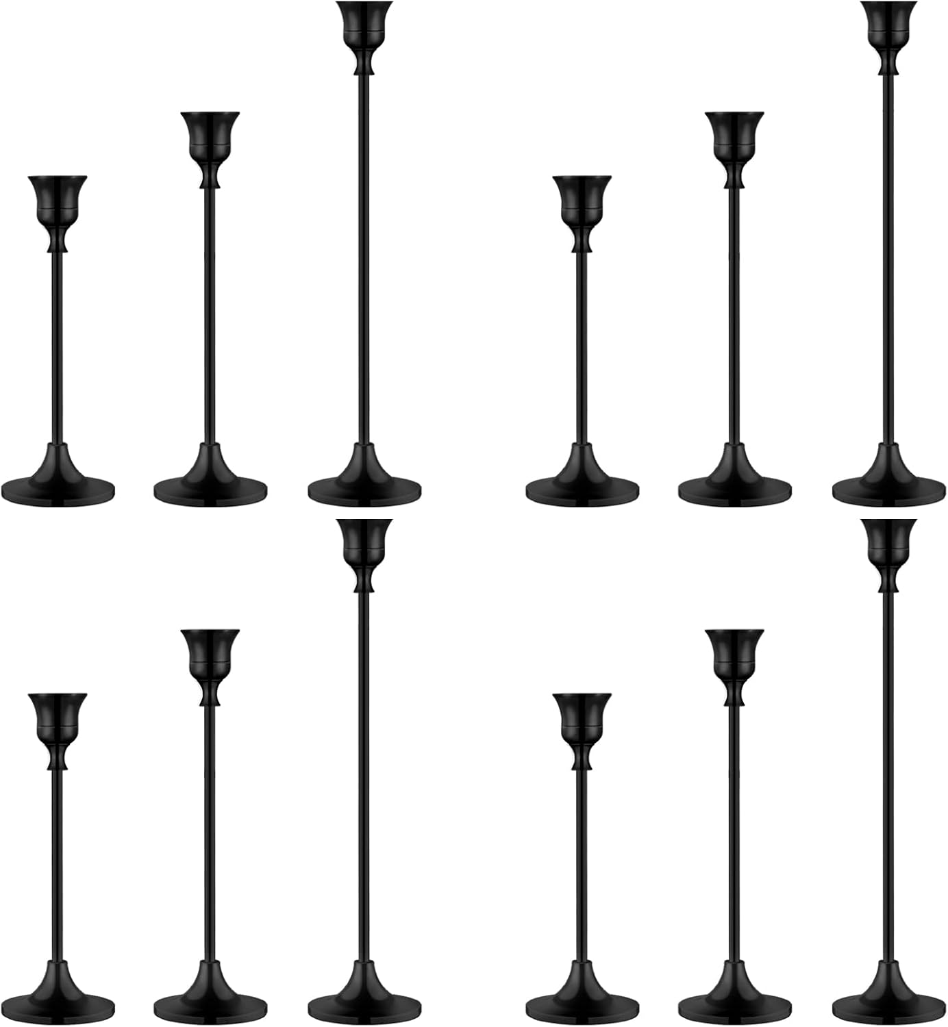 Candlestick Holders,Taper Candle Holder for Candlesticks Gold Brass Vintage Candle Stick Candle Holders Candelabra Candle Holder for Fireplace Party Dining Home