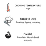 la tourangelle garlic oil high oleic oil for cooking pastas salad dressings and drizzling on popcorn 8.45 fl oz