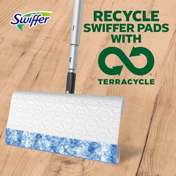 Swiffer Sweep + Mop, Wet Pads Refill, Floor Cleaner, Cleaning Cloths, Heavy Duty, Fresh, 20ct
