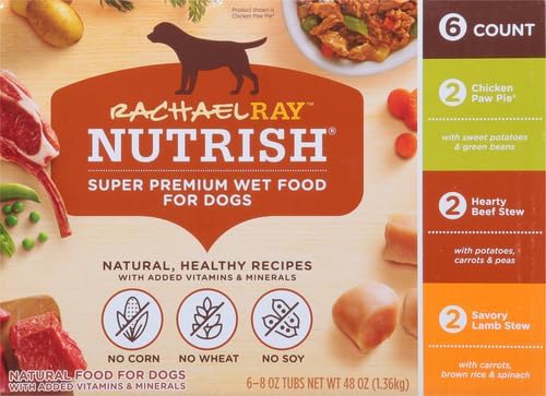 rachael-ray-nutrish-premium-natural-wet-dog-food-savory-favorites-variety-pack-8-ounce-tub-pack-of-6