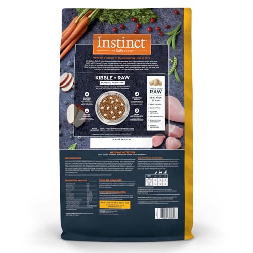 Instinct Raw Boost, Natural Dry Cat Food with Freeze Dried Pieces, High Protein, Grain Free Recipe - Real Chicken, 10 lb. Bag