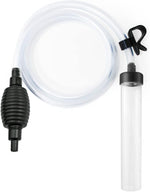 5ft long aquarium siphon vacuum cleaner for fish tank cleaning gravel and sand with durable pc hose