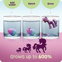 Dan&Darci Unicorn Hatching Surprise Eggs for Kids - 6 Pack - Grows 600% - Basket Stuffers - Easter Toys for Girls 3-8 - Birthday Gift - Party Favors for 3+ Year Old Girl - Gifts for Ages 3 4 5 6 7 8