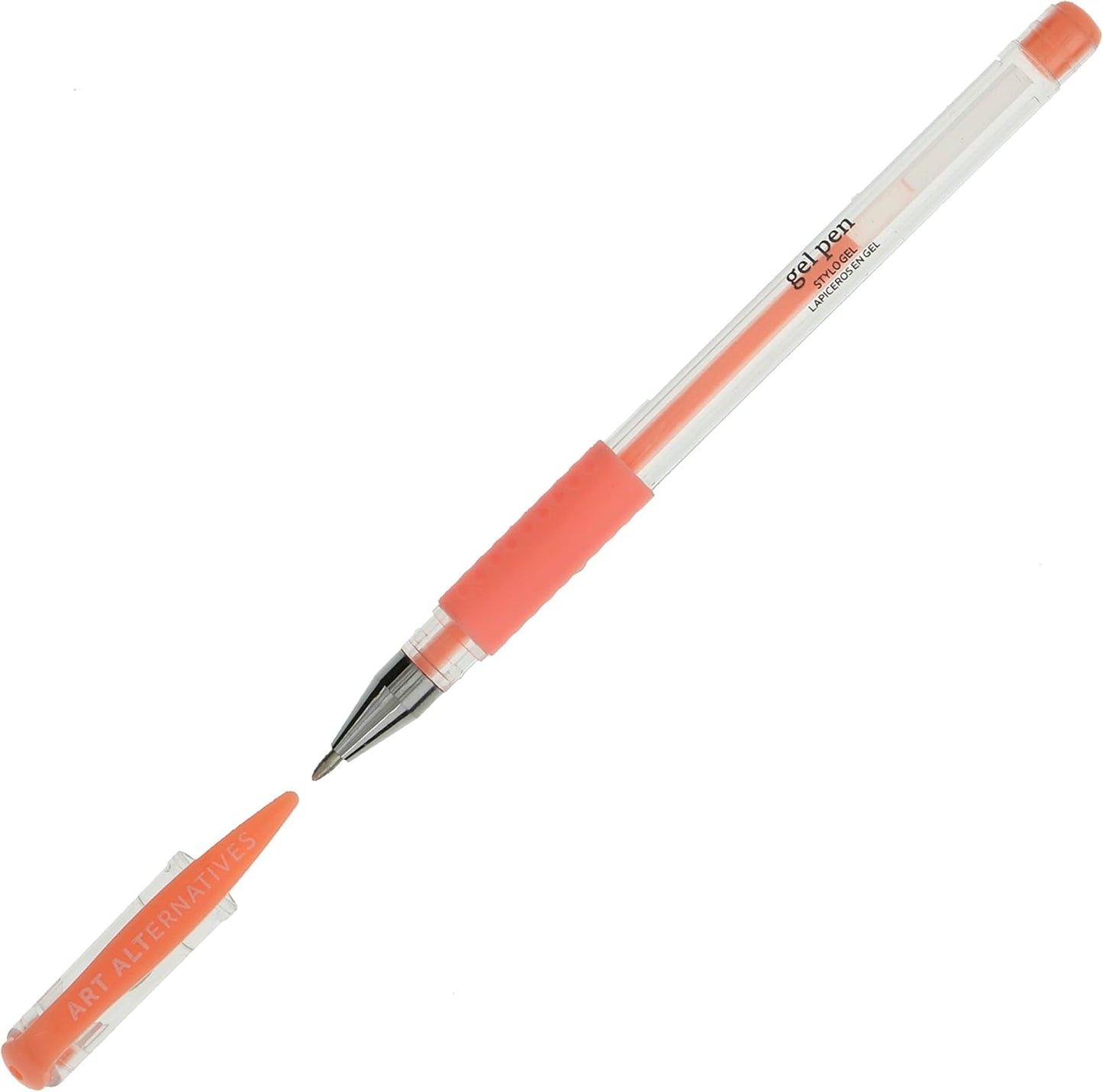 Art Alternatives Gel Pen, Metallic Pink - Ballpoint - Non-Smear + Quick Dry - Writing, Drawing, Coloring, Journal, Planner