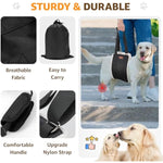 Adjustable dog lift harness for large dogs hind leg support with soft lift and rehab features