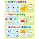 Yetonamr Easter Eggs Toys for Babies Boys Girls Kids, Toddler Easter Basket Stuffers Prefilled Easter Eggs with Toys Inside Filled Infant Montessori Toys Gifts for Toddlers Babies Boys
