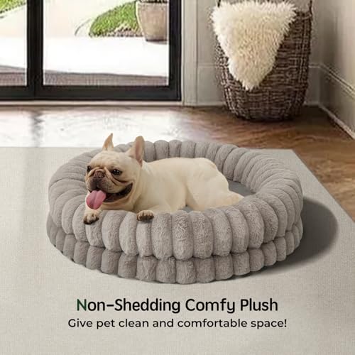 balance-luxury-donut-dog-bed-30-inches-round-medium-size-dogs-washable-orthopedic-calming-dogs-bed-with-anti-slip-bottom-oatmeal