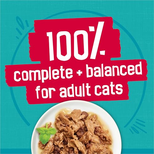 Purina Friskies Wet Cat Food Variety Pack, 5.5 Ounce, 12-Pack with Ocean Fish, Chicken, and Turkey Flavors