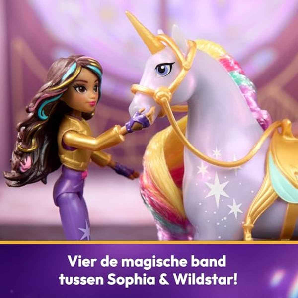 Unicorn Academy Sophia & Wildstar doll set with accessories for imaginative play, ages 4 and up