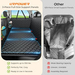 urpower back seat extender for large dogs, 550lbs capacity, waterproof, non-slip, hard bottom dog car seat cover for cars and suvs
