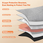 gray-cozy-donut-electric-heated-cat-bed-with-timer-and-temp-adjustable-for-small-size-cats