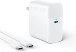 Anker Laptop Charger, Compact and Foldable 100W USB C Charger for MacBook Air, Samsung Galaxy, iPhone 17/16 Series, iPad Pro, and More(5FT USB C Cable Included)