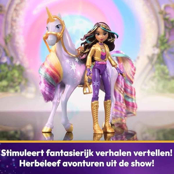 Unicorn Academy Sophia & Wildstar doll set with accessories for imaginative play, ages 4 and up