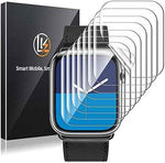 LK 6 Pack for Apple Watch Series 11/ Series 10 Screen Protector 42mm - Anti-Scratch, Self-Healing Soft TPU Screen Protector for Apple Watch 42mm, Bubble Free, HD Transparent, Touch Sensitive