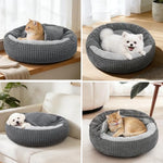 siwa mary small dog bed with attached blanket 23 inch washable anti-slip bottom calmer